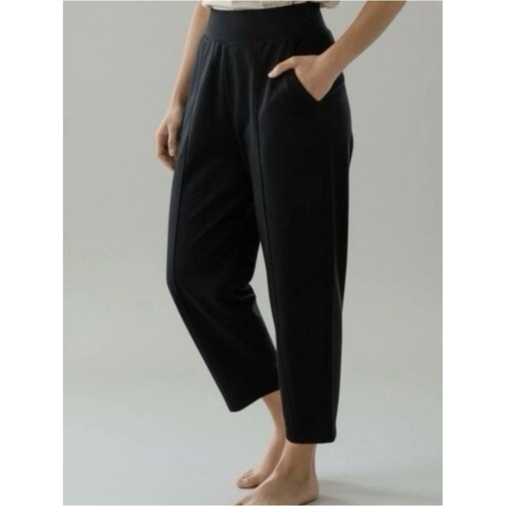 Cabi Chilling Pant Trouser Women Large Black Tapered Pull On Pants 4695 Comfort